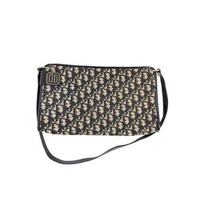 Christan Dior Trotter Monogram Shoulder Bag